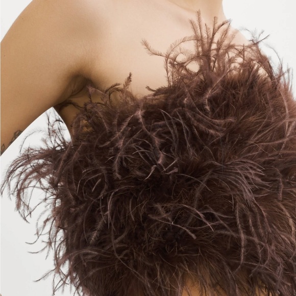 ZAINA | FEATHER BUSTIER - Picture 3 of 5